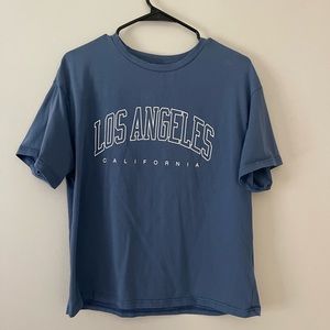 Letter Graphic Drop Shoulder Tee